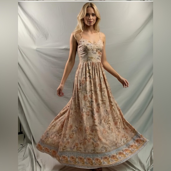 Bohemian Floral Print Cami Dress - Picture 7 of 11